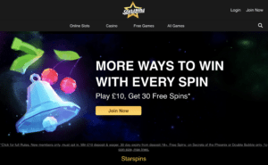 StarSpins Casino by Gamesys