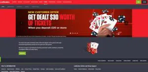 Ladbrokes Poker Website