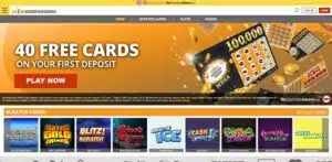 Prime Scratch Cards Homepage