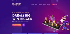 Pantasia Casino Homepage