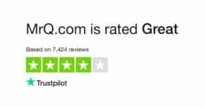 Mr Q Trustpilot rating
